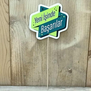 Yeni İşinde Başarılar Pankart